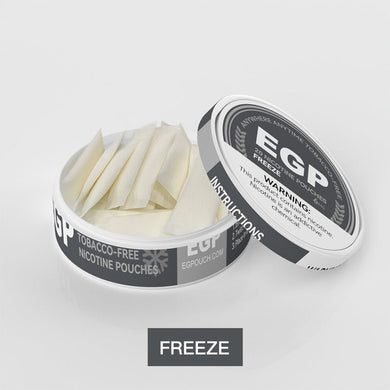 EGP Freeze Nicotine Pouches Dry All White Normal Mini - joymytech