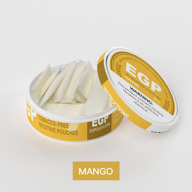 EGP Mango Nicotine Pouches Dry All White Normal Mini - joymytech